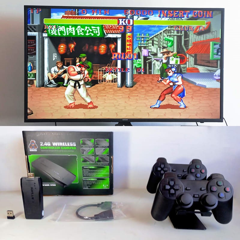 Consola de video juegos retro 20000 juegos + 2 mandos 2.4 Ghz